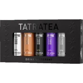 Likér Tatratea černá mini set 5x0,04l