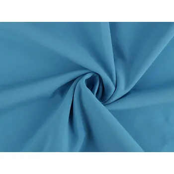 Zimní softshell jednobarevný METRÁŽ - 11 (004) modrá azurová