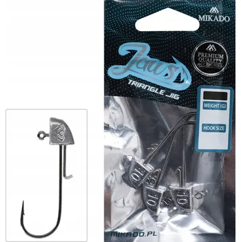 Rybářský háček Jigová hlavička Mikado Jaws Triangle Jig 6, 4 g