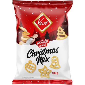 Vánoční dekorace VEST Vánoční mix bramborových preclíků