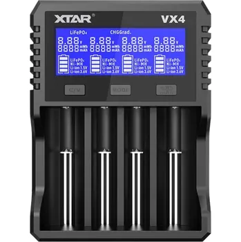 Nabíječka baterií Xtar VX4 SET-charger, 1*C-C USB Cable, 1*PD20W adaptor