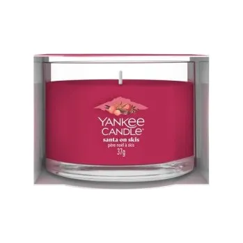 Svíčka Yankee Candle vonná svíčka Santa On Skis 37 g