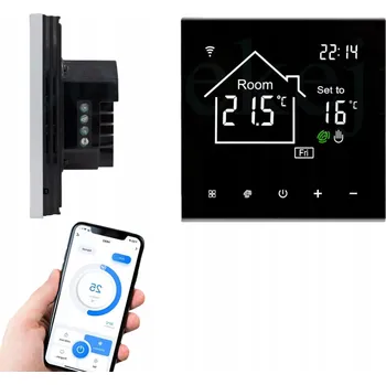 Termostat WiFi Termostat pro Podlahové Topení s LCD Displejem 16A