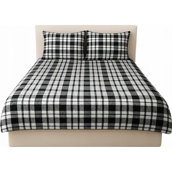 Povlečení Sada povlečení Mack fleecová šedá 160x200 cm + 2x70x80 cm