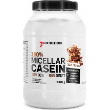 Protein 7Nutrition Micellar Casein 1000g Micelární Kasein Čokoláda s Oříškem