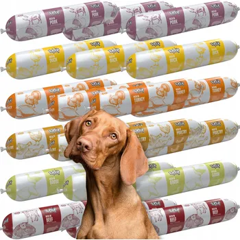 Krmivo pro psa Mokré krmivo Krmivo Baton TUF TUF Kiełbasa dla psa mix chutí pro psy, mix příchutí, 20 x 900g