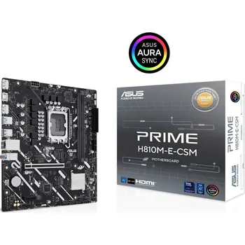 Základní deska ASUS MB Sc LGA1851 PRIME H810M-E-CSM, Intel H810, 2xDDR5, 2xDP, 1xHDMI, mATX