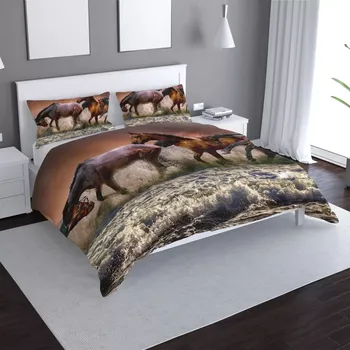 Povlečení Sablio Povlečení Koně ve vodě - 140x220 / 90x70