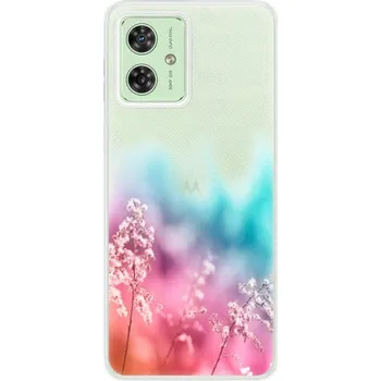 Pouzdro na mobilní telefon Silikonový obal iSaprio - Motorola Moto G54 5G - Rainbow Grass (Silikonový obal, kryt a pouzdro iSaprio - Motorola Moto G54 5G - Rainbow Grass - stylová ochrana telefonu, pružný TPU materiál, odolný UV potisk, česká výroba)
