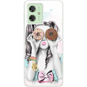 Pouzdro na mobilní telefon Silikonový obal iSaprio - Motorola Moto G54 5G - Donuts 10 (Silikonový obal, kryt a pouzdro iSaprio - Motorola Moto G54 5G - Donuts 10 - stylová ochrana telefonu, pružný TPU materiál, odolný UV potisk, česká výroba)