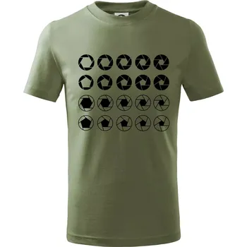 Chlapecké tričko Foto clony - Tričko dětské bavlněné - 104-110cm / 3-4 roky ( Khaki )