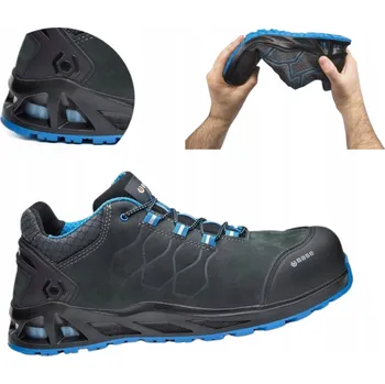 Pracovní obuv LEHKÉ A VELMI POHODLNÉ PRACOVNÍ BOTY BOZP NÍZKÉ POLOBOTKY BASE K-ROAD S3 vel. 39