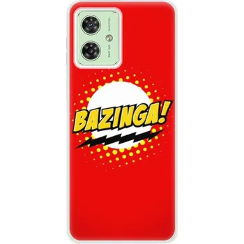 Pouzdro na mobilní telefon Silikonový obal iSaprio - Motorola Moto G54 5G - Bazinga 01 (Silikonový obal, kryt a pouzdro iSaprio - Motorola Moto G54 5G - Bazinga 01 - stylová ochrana telefonu, pružný TPU materiál, odolný UV potisk, česká výroba)