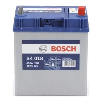 Autobaterie 40Ah P,s.p.330A, 12V, 187x127x227, BOSCH S4