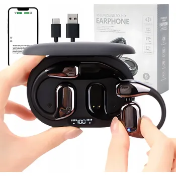 Sluchátka Sluchátka do uší s překladačem Bluetooth 5.1, černá, 144 jazyků