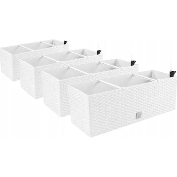 Květináč Bílý plast Květináč Prosperplast 51,5 cm x 19,5 x 18,5 cm