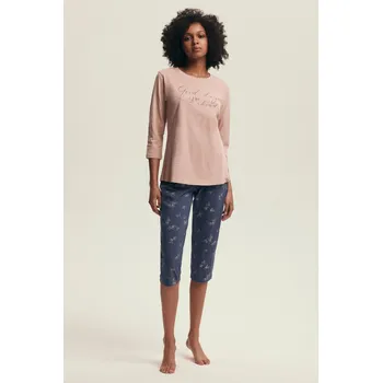 Dámské noční prádlo DÁMSKÉ PYŽAMO DELANIE 43699 AW25 RED-JANE L