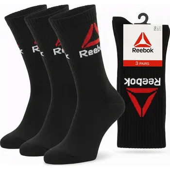 Pánské ponožky Ponožky Reebok D0855 02 černé, velikost 37-39