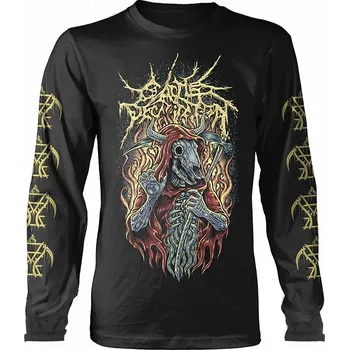 Cattle Decapitation tričko dlouhý rukáv, Reaper Ramirez BP Black, pánské L