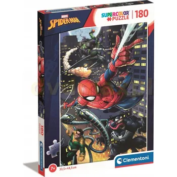 Puzzle Puzzle 180 dílků Super Color Marvel Spider-Man