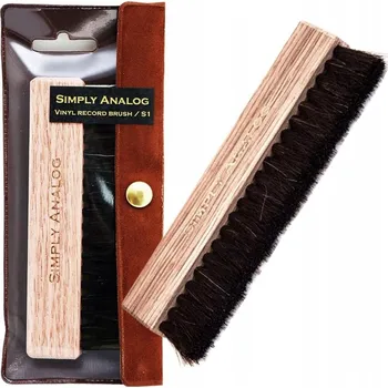 Příslušenství pro gramofon Kartáč na gramofonové desky Simply Analog Vinyl Record Brush