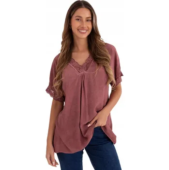 Dámská halenka Italia Independent halenka s krátkým rukávem střih oversize, univerzální velikost