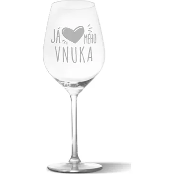 Víno Sablio Sklenička na víno Já miluju mého vnuka: 49 cl