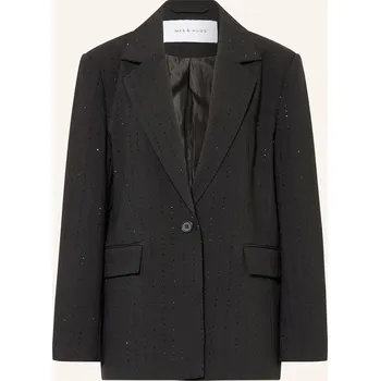 Dámské sako Mrs & Hugs Dámské Sako S Ozdobnými Kameny, černá, 38