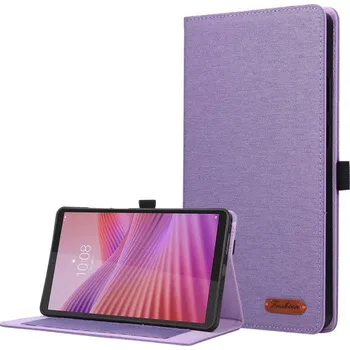 Pouzdro na tablet VSECHNONAMOBIL 126718 FABRIC Zaklápěcí obal pro Lenovo Tab One / Lenovo Tab K9 fialový