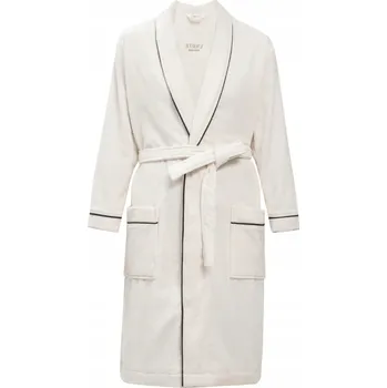 Dámské oblečení Velurový župan s límcem a páskem L'ARTE MILANO L / XL