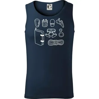 Climbing Wall Gear - Tílko pánské Core - S ( Námořní modrá (velmi tmavá - téměř černá) )