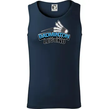 Badminton legend - Tílko pánské Core - S ( Námořní modrá (velmi tmavá - téměř černá) )
