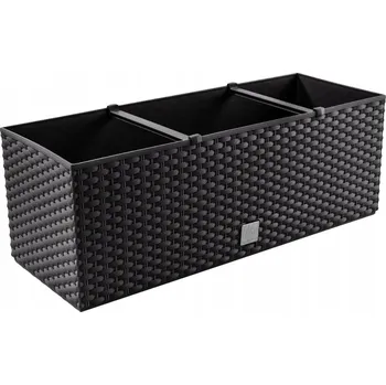 Květináč Prosperplast květináč balkonový truhlík DRTC500, zavlažovací vložka umbra