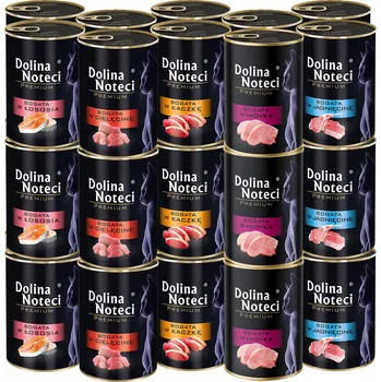 Krmivo pro kočku Dolina Noteci Premium mokré krmivo pro kočky v konzervě, mix chutí, 30x400g