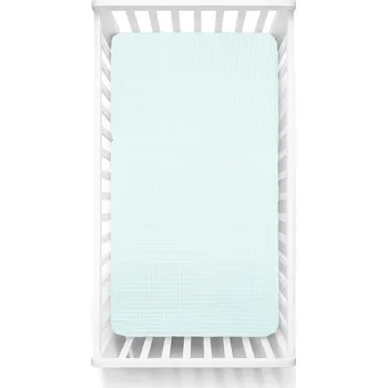 Prostěradlo PROSTĚRADLO 76x43 cm do přistýlky LIONELO Aurora VAFLE BAVLNA PREMIUM