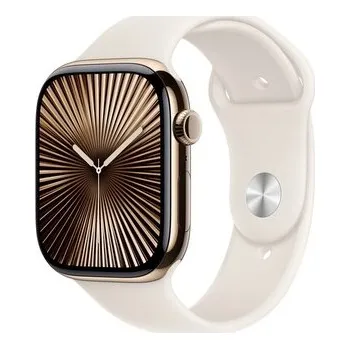 Chytré hodinky Apple Watch 49/46/45/44mm hvězdně bílý sportovní řemínek M/L