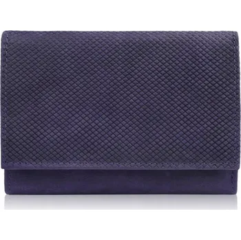 Peněženka Paolo Peruzzi dámská peněženka z pravé kůže modrá