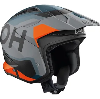 Helma na motorku Trial helma na motorku Airoh TRR 2 Jupiter matná oranžová L