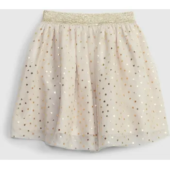 Dívčí šaty GAP Dívčí Dětská tylová sukně s hvězdami GAP Bílá 80-86 (1827903)