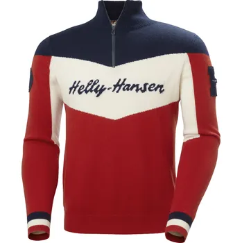 HELLY HANSEN APRES KNITTED SWEATER Red Velikost: M
