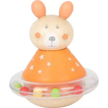 Dřevěná hračka small foot Točíčí pastelové zvířátko 1 ks králiček