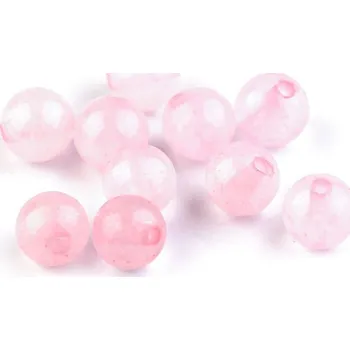 Korálek Růženín, minerální korálky Ø6 mm