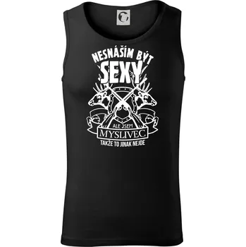 Nesnáším být sexy - myslivec - Tílko pánské Core - S ( Černá )