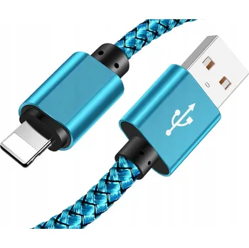 Datový kabel Kabel Interlook USB - Apple Lightning 1 m modrý