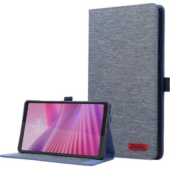 Pouzdro na tablet VSECHNONAMOBIL 126719 FABRIC Zaklápěcí obal pro Lenovo Tab One / Lenovo Tab K9 modrý