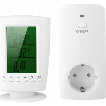 Termostat BEZDRÁTOVÝ TERMOSTAT, POKOJOVÝ REGULÁTOR TEPLOTY