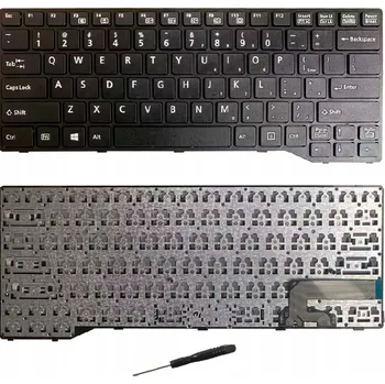 Náhradní klávesnice pro notebook Klávesnice KB112 Fujitsu E744 E734 E746 E736 US pro Fujitsu-Siemens