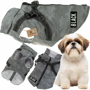 Obleček pro psa Bunda Wesoły Pupil šedá L