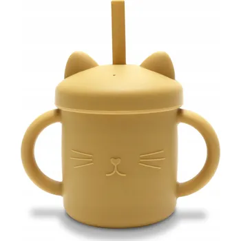 SILIKONOVÝ HRNEK SE SLÁMKOU A ÚCHYTY PRO DĚTI LORELLI