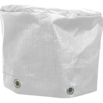 Krycí plachta Kryt na slunečník 250 g/m2 - barva bílá - rozměr plachty 33 cm x výška 190 cm (Š x V)